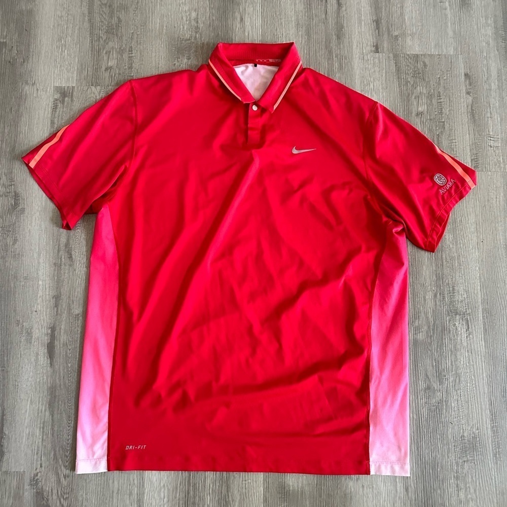 TIGER WOODS COLLECTION nike polo Sz XXL breathable golf ⛳️ - Picture 1 of 6